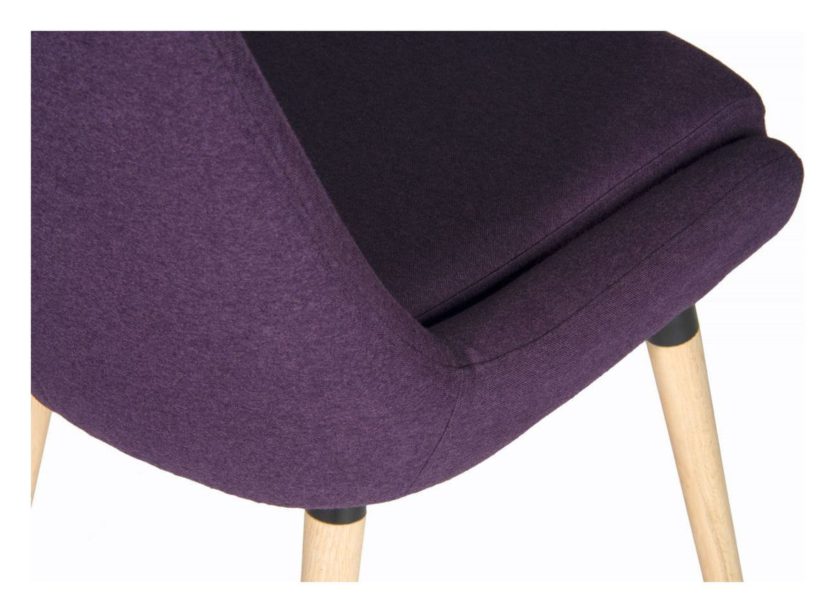 Welcome Reception Chair in plum, view 3