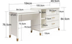 Westerleigh 3 in 1 Media Dresser, view 12