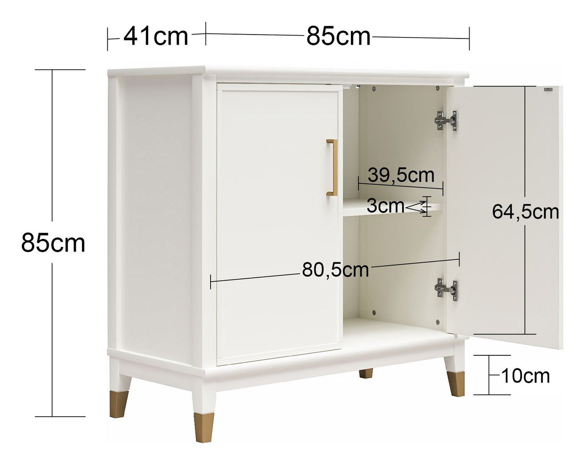 Westerleigh Accent Cabinet 2 Door, view 2