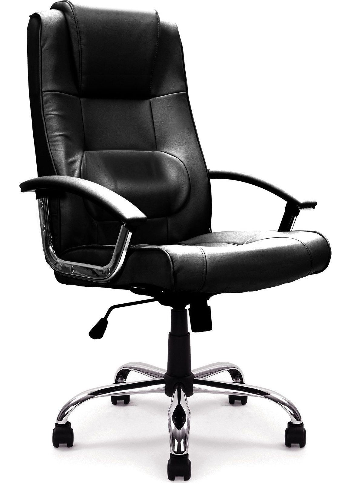 Westminster High Back Leather Executive Chair in black