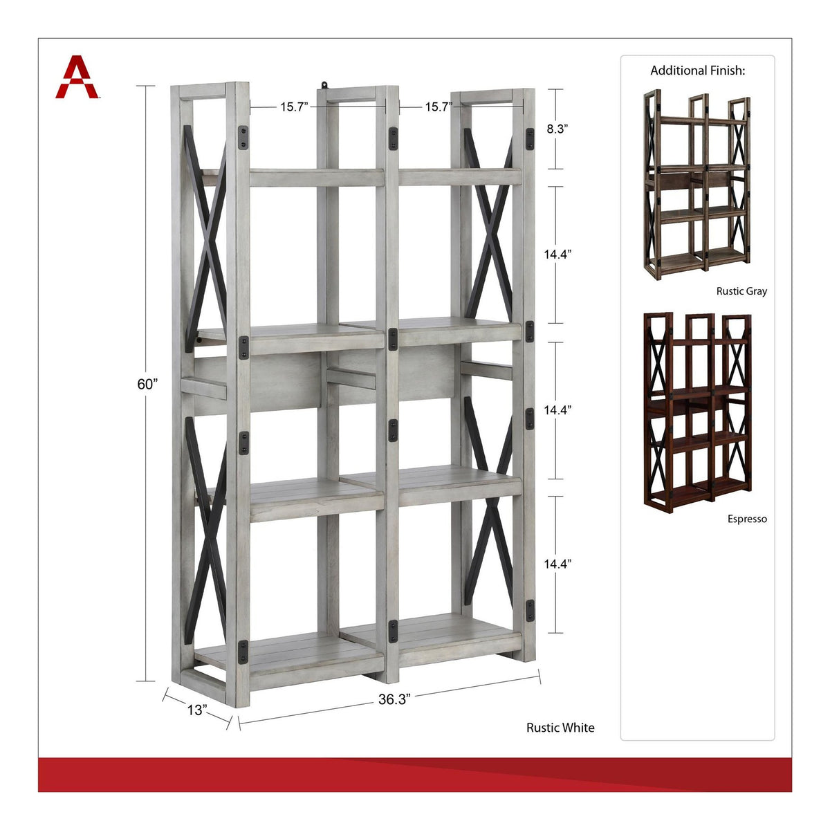 Wildwood Bookcase/Room Divider, view 2