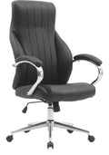 Windermere High Back Leather Executive Chair in black