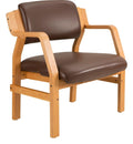 Windsor Bariatric Beech Armchair 34 Stone Heavy Duty