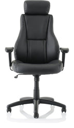 Winsor Medium Back Executive Black Leather Chair, , another view 1