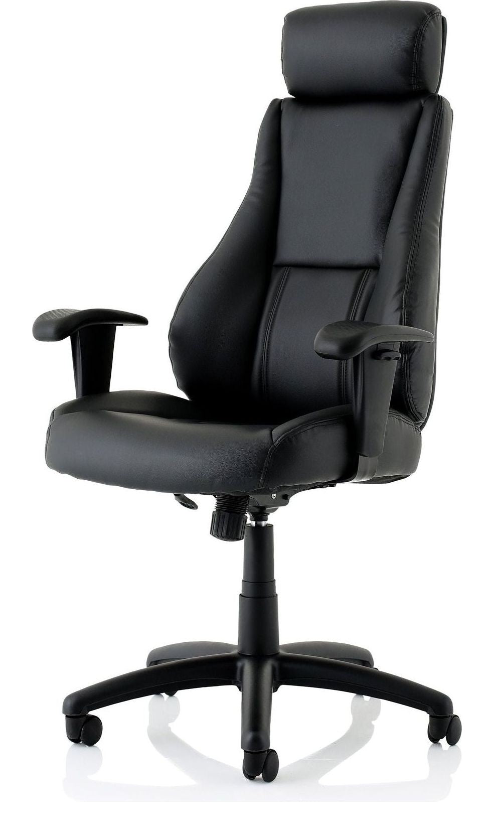 Winsor Medium Back Executive Black Leather Chair, , another view 2