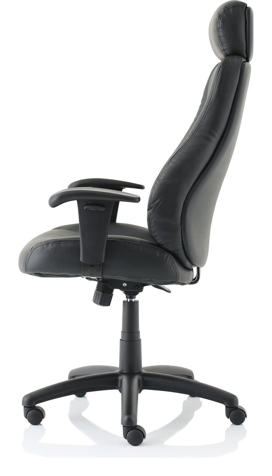 Winsor Medium Back Executive Black Leather Chair, , another view 3