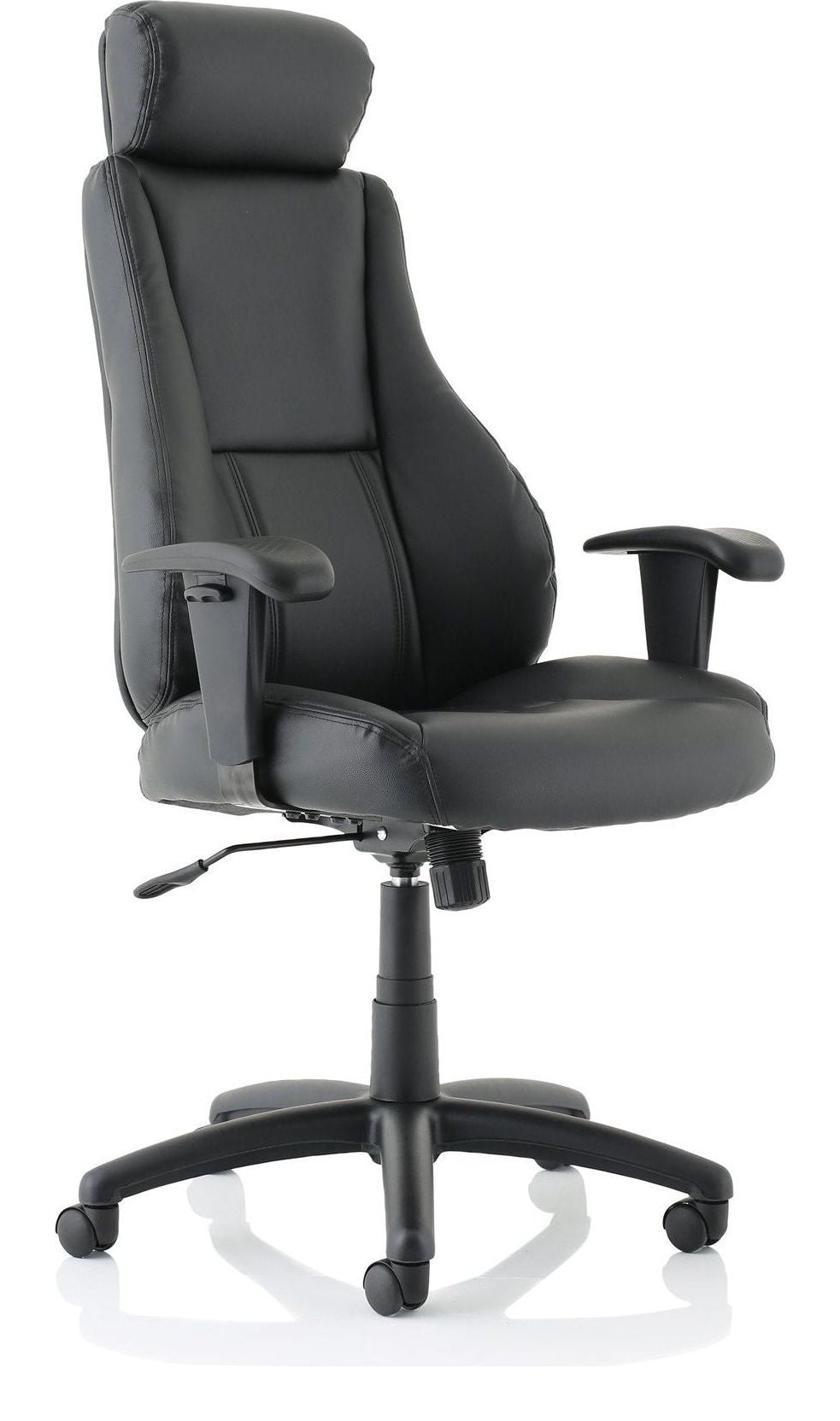 Winsor Medium Back Executive Black Leather Chair, 