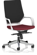 Xenon Bespoke Medium Back Executive Chair, chilli, black back