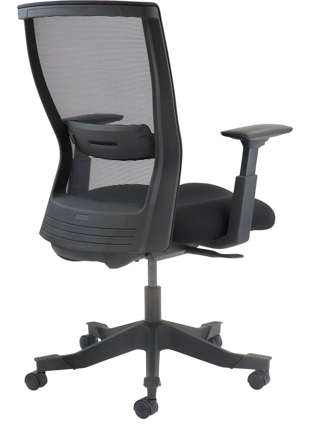 Yasmin Mesh Task Chair in black from the back