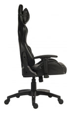 Yokohama Gaming Chair in black, view 3