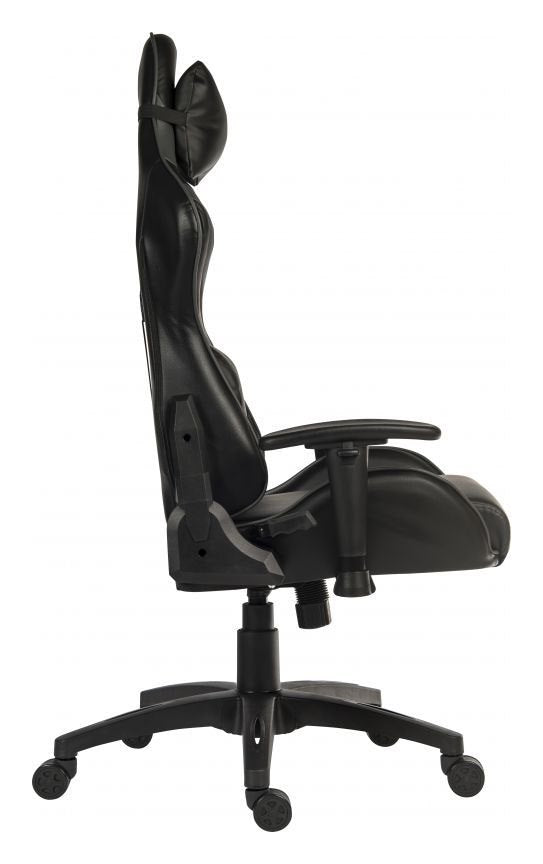 Yokohama Gaming Chair in black, view 3