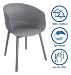 York Indoor/Outdoor XL Dining Chairs (Pack Of 2), view 4