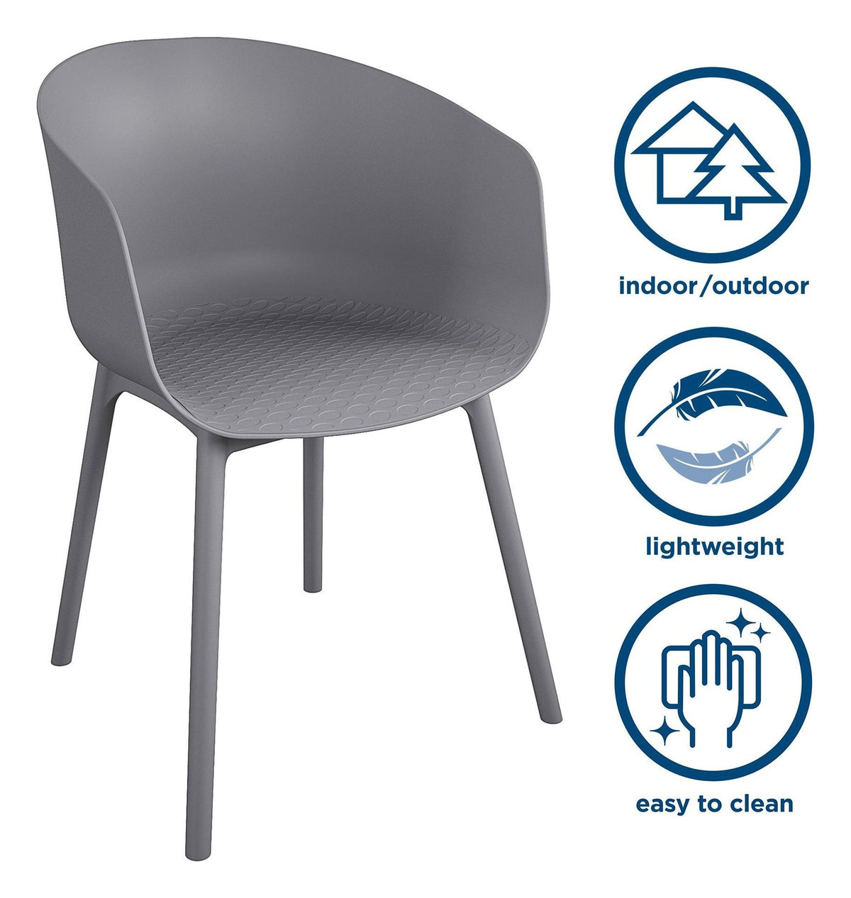 York Indoor/Outdoor XL Dining Chairs (Pack Of 2), view 4