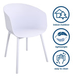 York Indoor/Outdoor XL Dining Chairs (Pack Of 2), view 8
