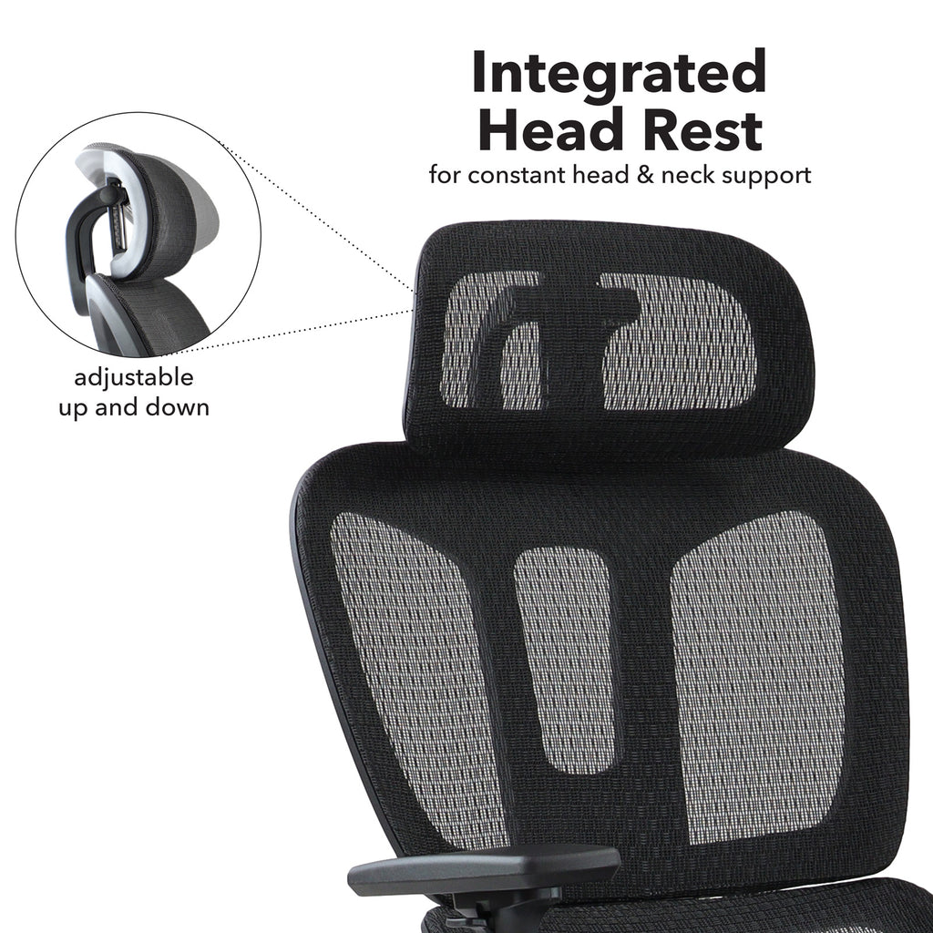 Zala Mesh Task Chair with Headrest detail