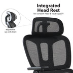 Zala Mesh Task Chair with Headrest detail
