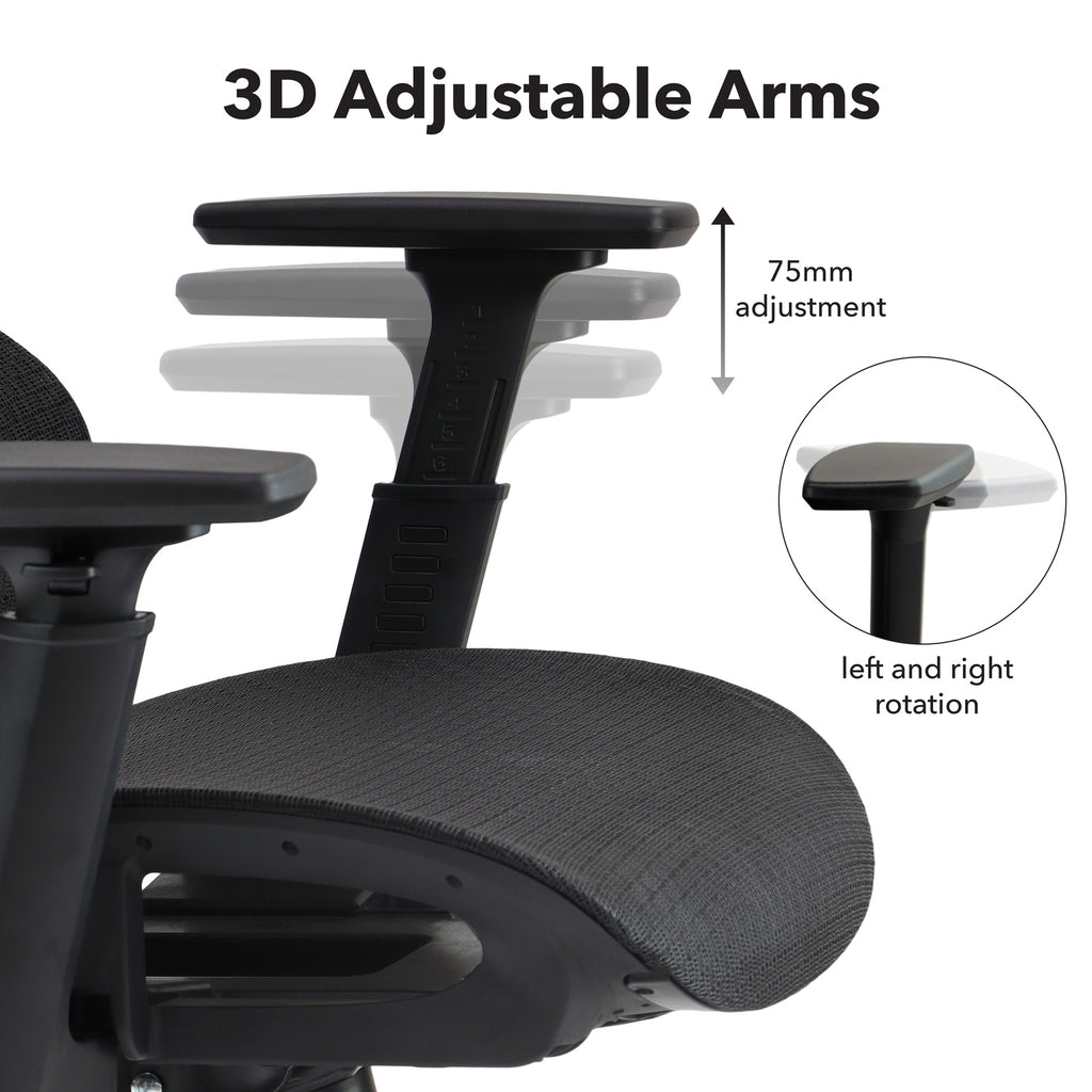 Zala Mesh Task Chair with Headrest detail