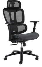 Zala Mesh Task Chair with Headrest in black