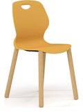 Zara Beech Leg Chair in Mango