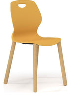 Zara Beech Leg Chair in Mango