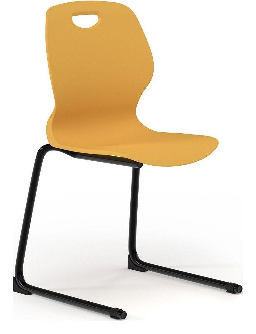 Zara Reverse Cantilever Chair in Mango
