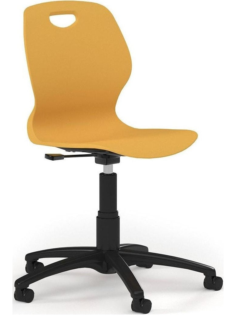 Zara Swivel Chair in Mango