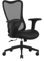Zephyr High Back Mesh Chair in black