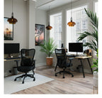 Zephyr High Back Mesh Chair in black, view 6