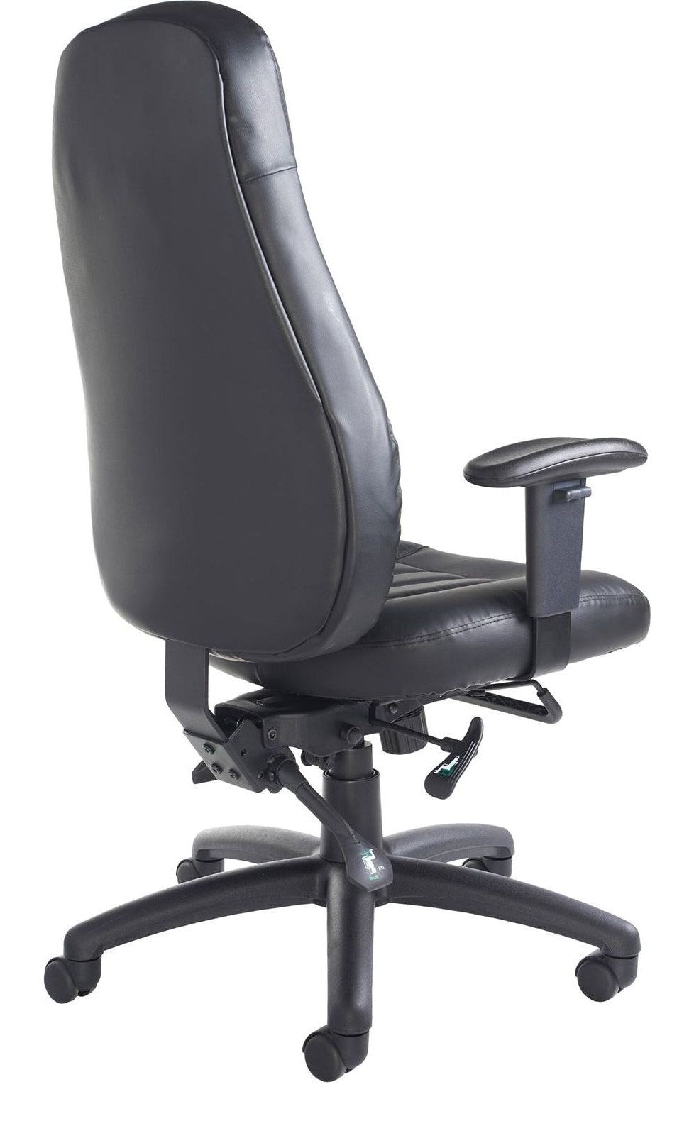 Zeus 24 Hour High Back Leather Executive Chair from the back