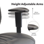 Zeus 24 Hour Medium Back Leather Executive Chair detail