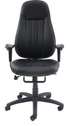 Zeus 24 Hour High Back Leather Executive Chair from the front