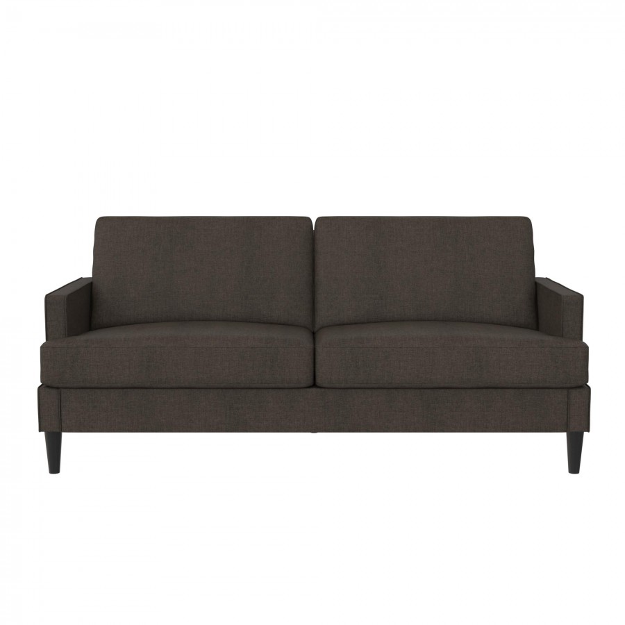 Asher Contemporary Double Seater Linen Sofa