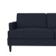 Asher Contemporary Double Seater Linen Sofa