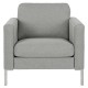 Fabry Grey Linen Chair