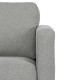 Fabry Grey Linen Sofa