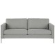 Fabry Grey Linen Sofa