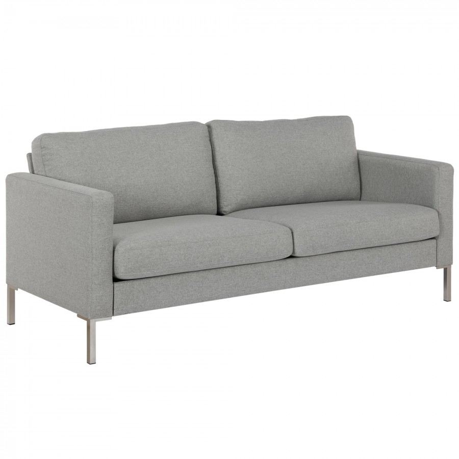 Fabry Grey Linen Sofa