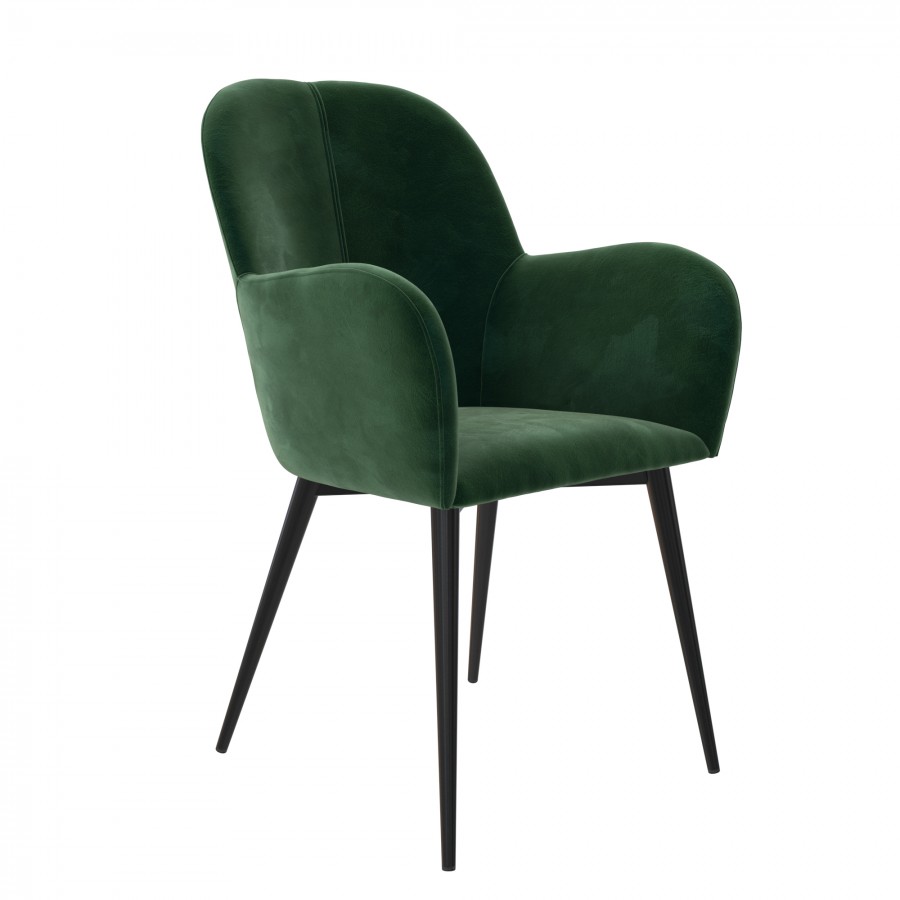 Fitz Velvet Accent Chair