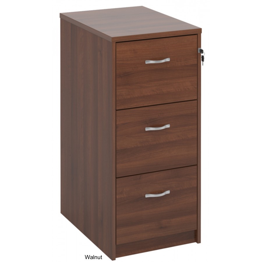 wood effect lockable filing cabinets