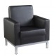 Helsinki Leather Reception Armchair