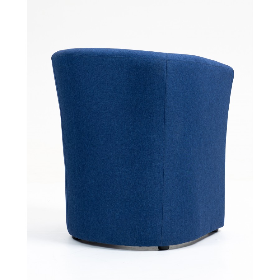 Luxe Single Fabric Tub Chair