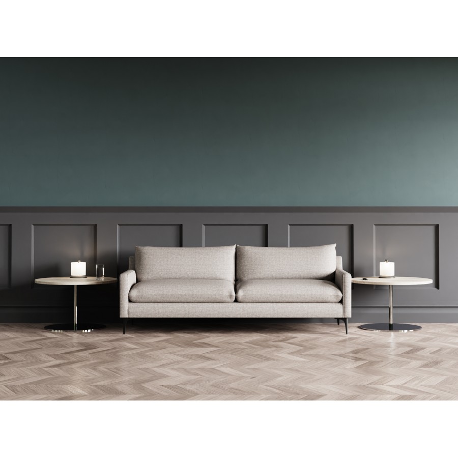 Emmy Grey Cushioned 3 Seater Sofa