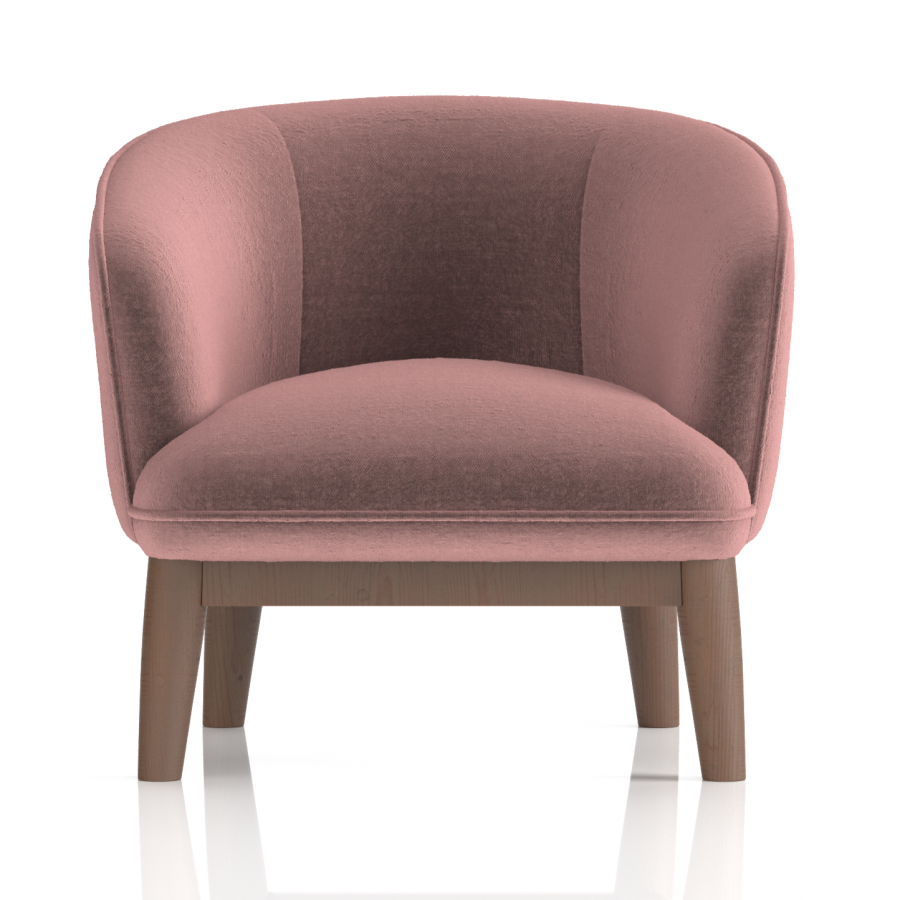 Lulu Pink Accent Chair