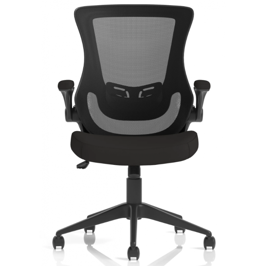 Orbit Fold Away Arms Operator Mesh Chair 