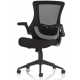 Orbit Fold Away Arms Operator Mesh Chair 