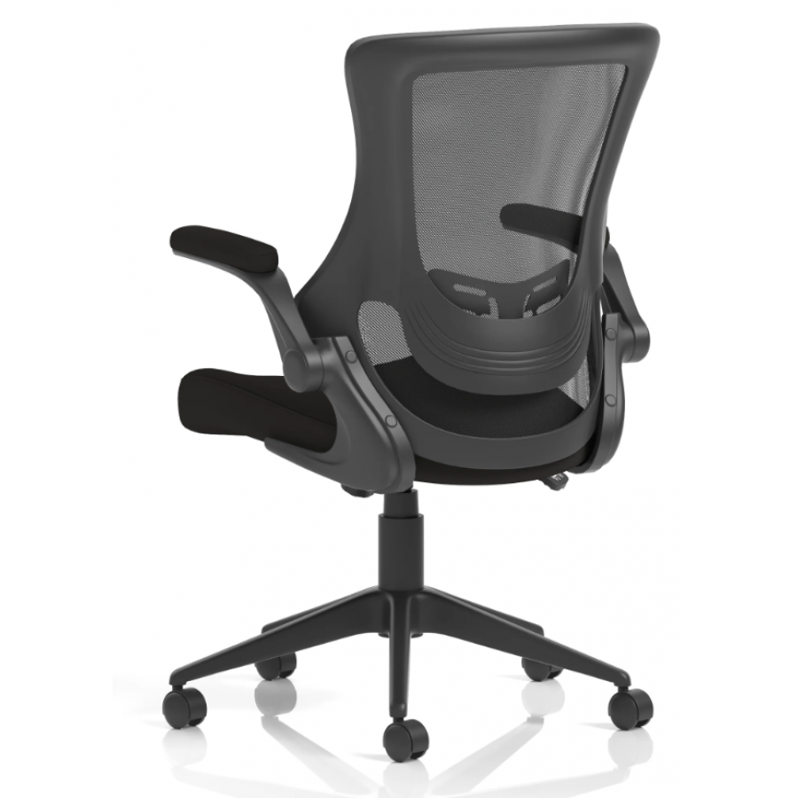 Orbit Fold Away Arms Operator Mesh Chair 