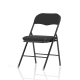 Sicily Black Polyurethane Folding Chair