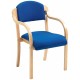 Galston Wooden Frame Stackable Arm Chair