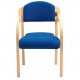 Galston Wooden Frame Stackable Arm Chair