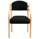 Galston Wooden Frame Stackable Arm Chair